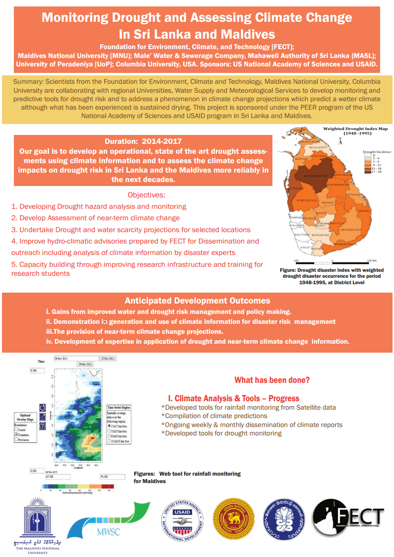 Climate Change in Sri Lanka and Maldives